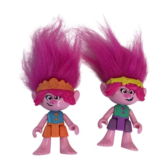 Imaginext Trolls Toy Figures & Accessories Poppy Branch Satin Barb Dreamworks - Picture 2 of 12